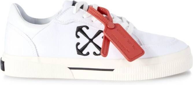 Off-White New Low Vulcanized canvas sneakers Wit