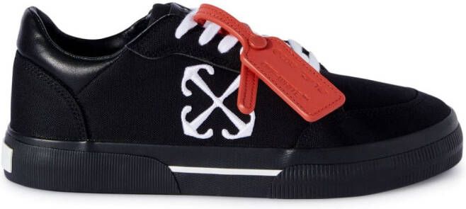 Off-White New Low Vulcanized canvas sneakers Zwart