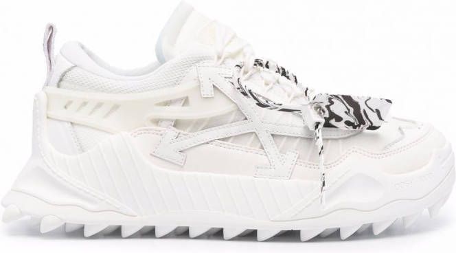 Off-White Off White Odsy 1000 low top sneakers heren Polyester Polyester rubber 38 Wit