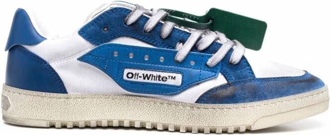 Off-White 5.0 sneakers met gedragen afwerking Wit