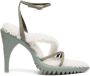 Off-White Allen sandalen met strik Groen - Thumbnail 1