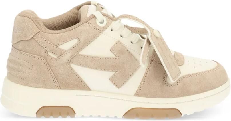 Off-White Arrow sneakers met vlakken Beige