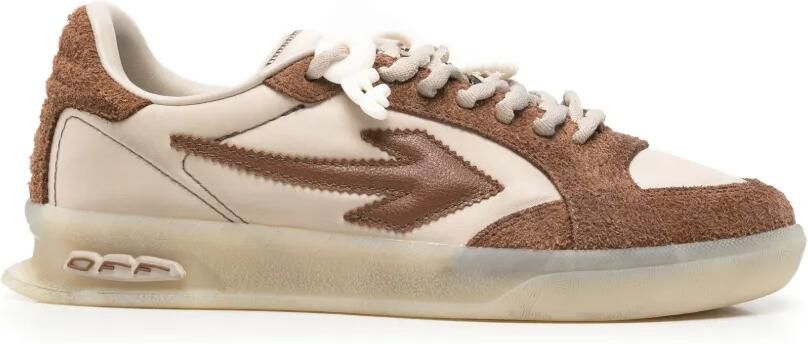 Off-White Arrows sneakers met vlakken Beige