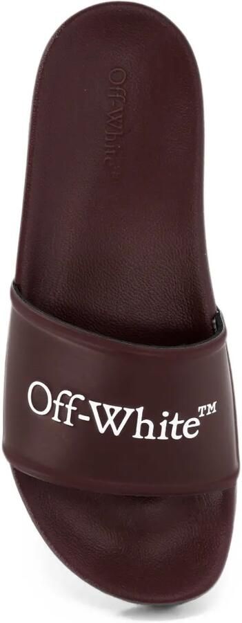 Off-White Badslippers met logoprint Bruin - Foto 2