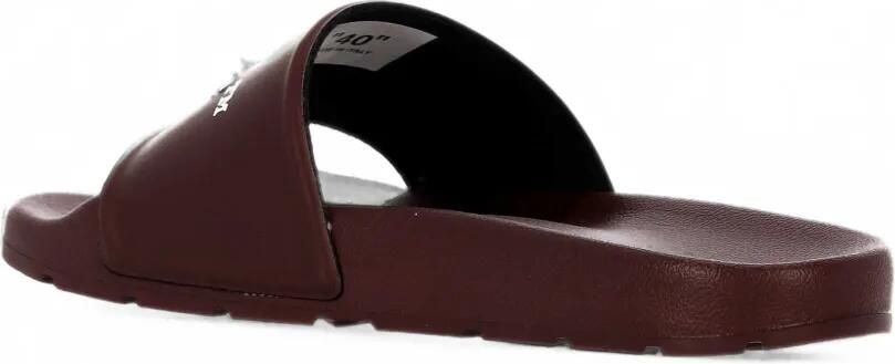 Off-White Badslippers met logoprint Bruin - Foto 3
