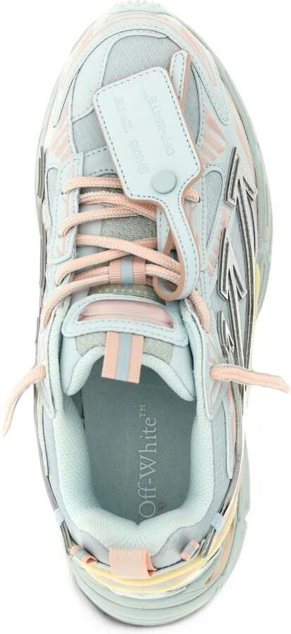 Off-White Be Righ Back Arrows-patch panelled sneakers Blauw - Foto 4