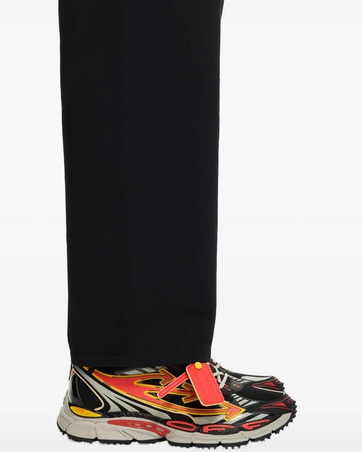 Off-White Be Right Back Arrow sneakers met rits Zwart