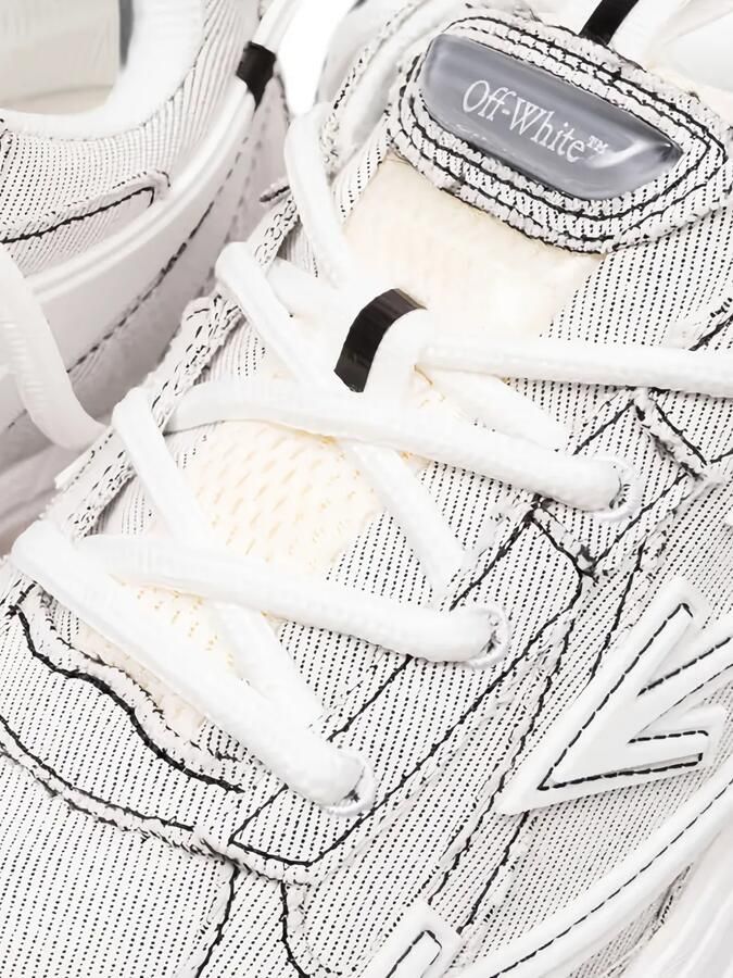 Off-White Be Right Back denim sneakers Grijs