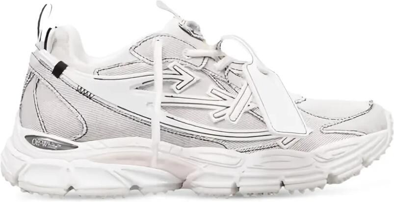 Off-White Be Right Back denim sneakers Grijs - Foto 3