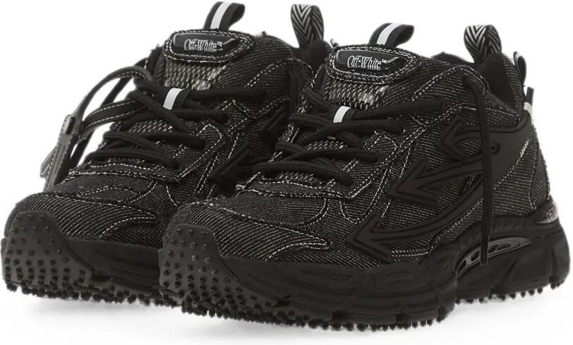 Off-White Be Right Back denim sneakers Zwart - Foto 2