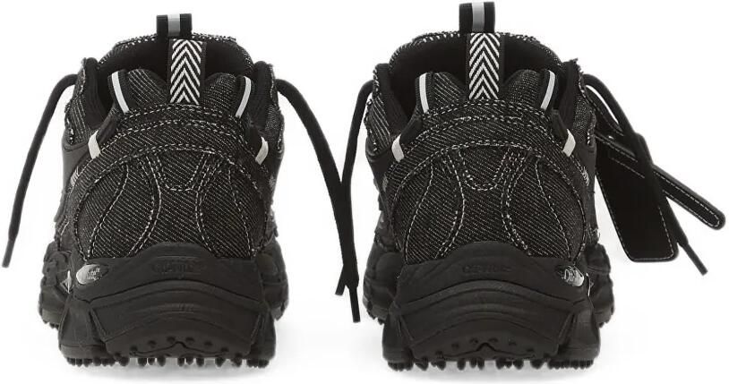 Off-White Be Right Back denim sneakers Zwart - Foto 4