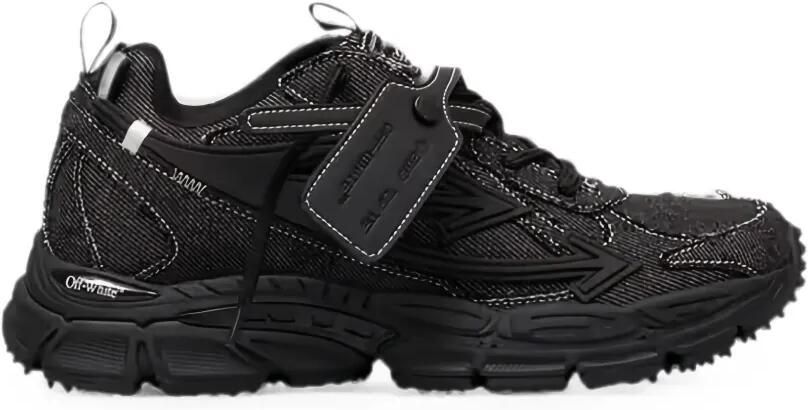 Off-White Be Right Back denim sneakers Zwart