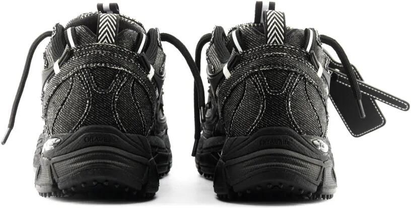 Off-White Be Right Back denim sneakers Zwart - Foto 4