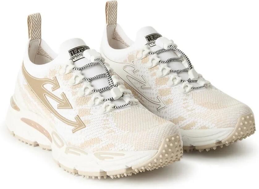Off-White Be Right Back gebreide sneakers Wit - Foto 3