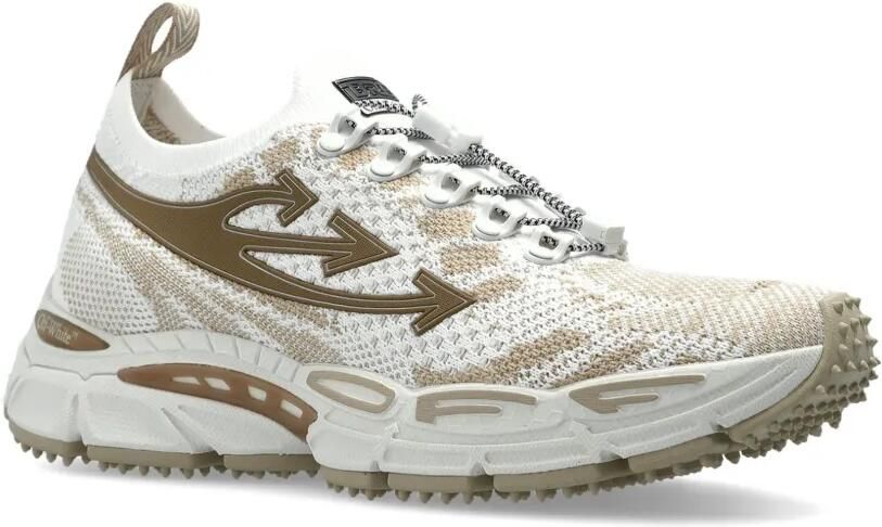 Off-White Be Right Back gebreide sneakers Wit - Foto 4