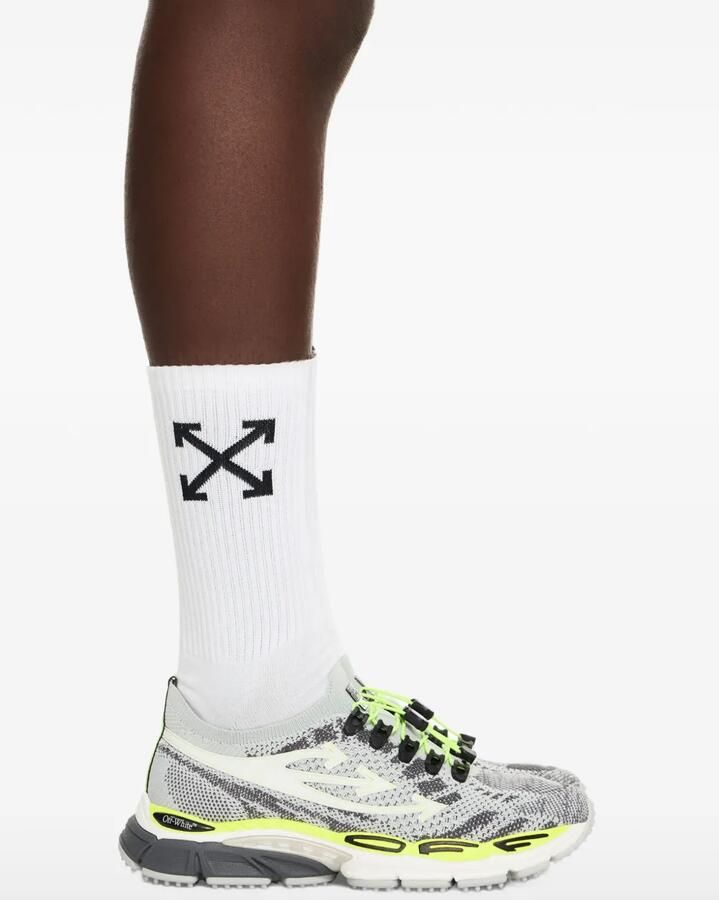 Off-White Be Right Back Knit low-top sneakers Grijs