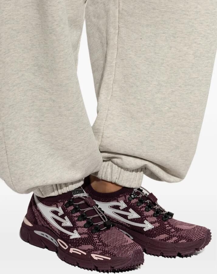 Off-White Be Right Back Knit sneakers Paars - Foto 2