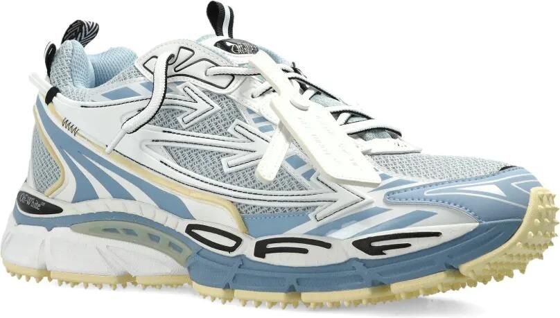 Off-White Be Right Back sneakers met pijlpatroon Blauw - Foto 5