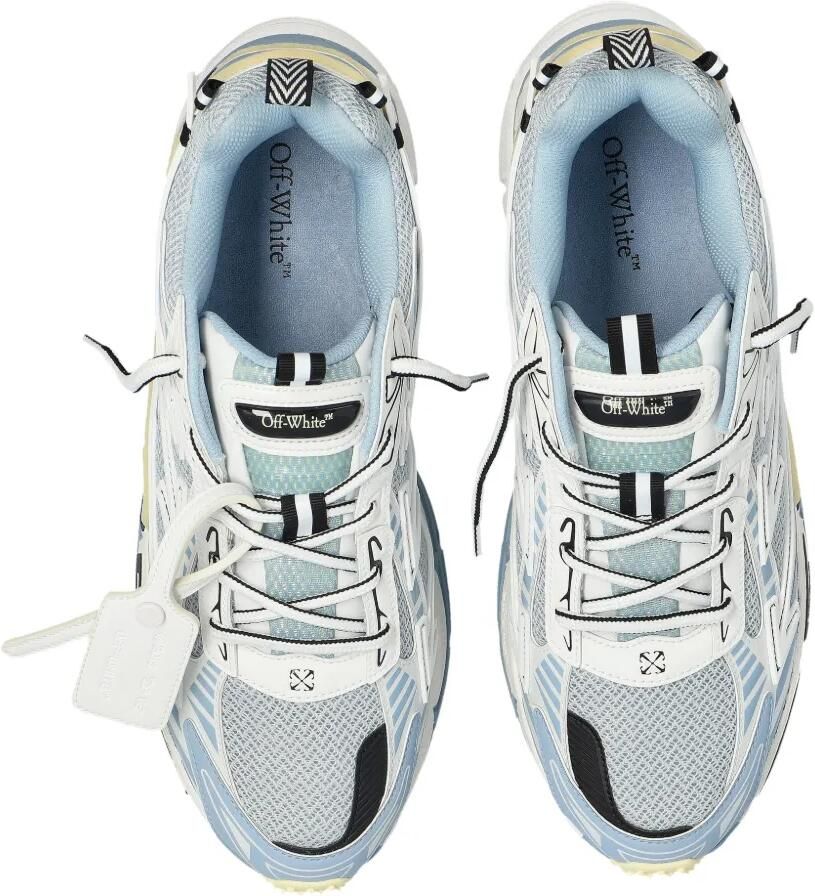 Off-White Be Right Back sneakers met pijlpatroon Blauw - Foto 2