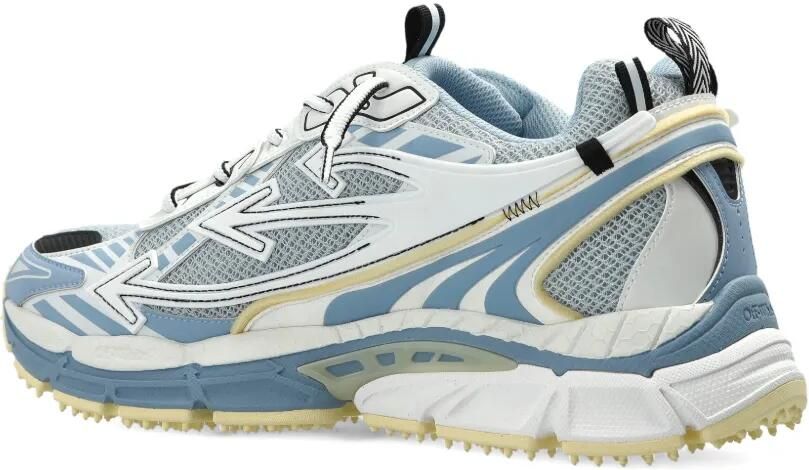 Off-White Be Right Back sneakers met pijlpatroon Blauw - Foto 4