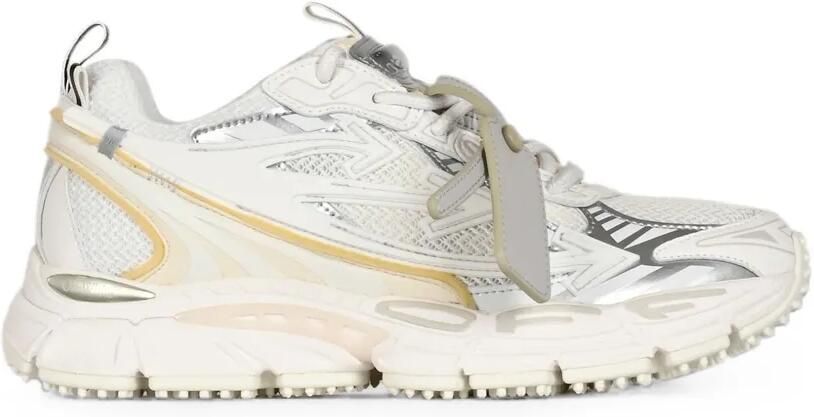 Off-White Be Right Back sneakers met zip-tie Wit