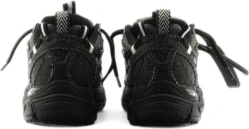 Off-White Be Right Back sneakers van zwart denim - Foto 4