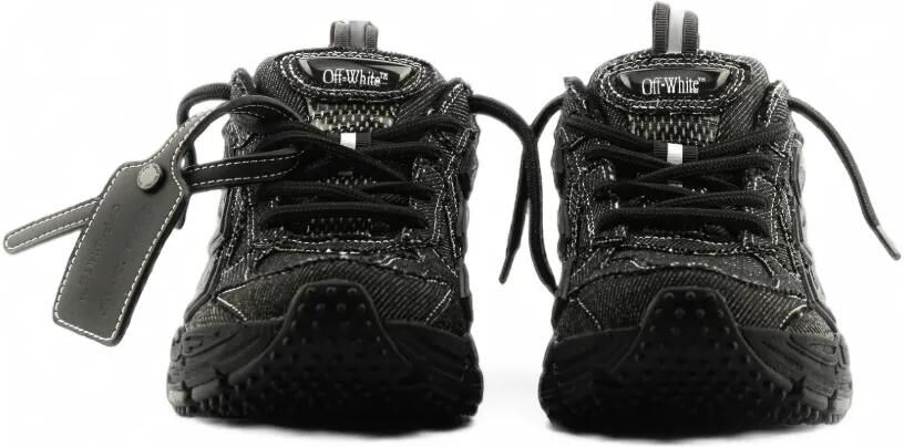 Off-White Be Right Back sneakers van zwart denim - Foto 5