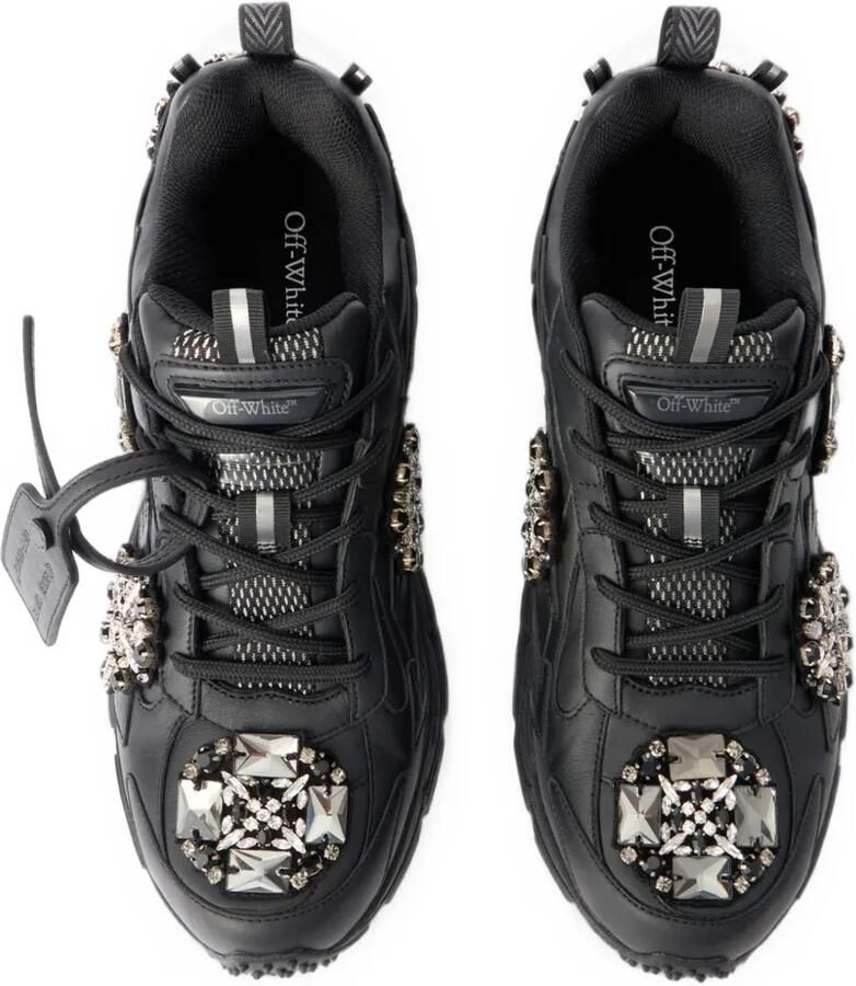 Off-White Be Right Back verfraaide sneakers Zwart
