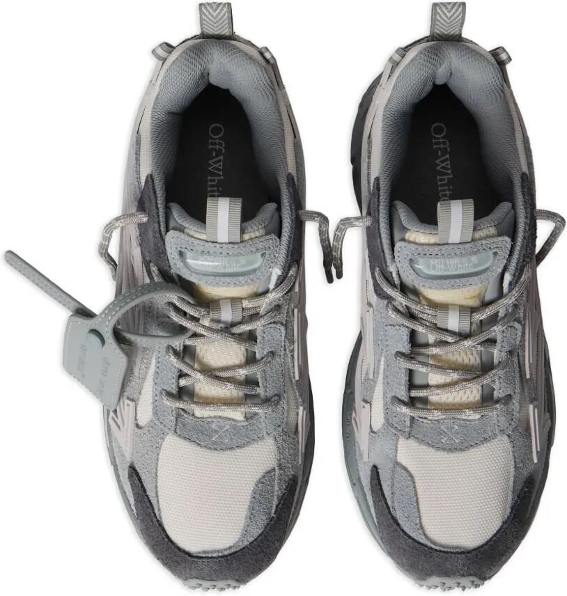 Off-White Be Right suède sneakers Grijs - Foto 2