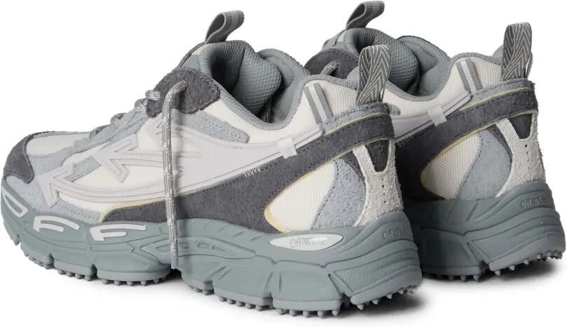 Off-White Be Right suède sneakers Grijs - Foto 3