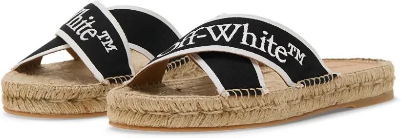 Off-White Criss-Cross espadrilles Zwart - Foto 4
