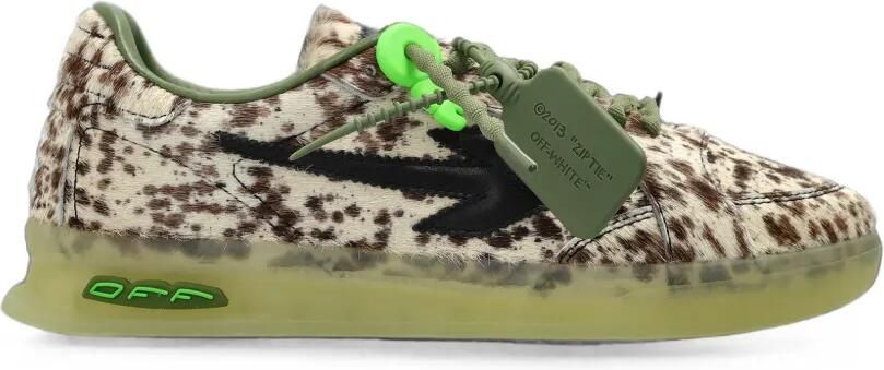 Off-White End Of Play sneakers met dieren-print Beige