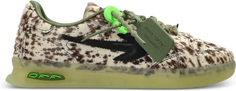Off-White End Of Play sneakers met dieren-print Beige