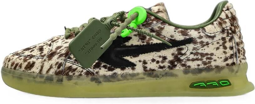 Off-White End Of Play sneakers met dieren-print Beige