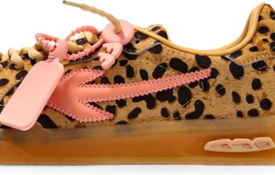 Off-White End Of Play sneakers met luipaard-print Beige - Foto 2