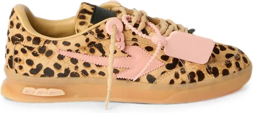 Off-White End Of Play sneakers met luipaardprint Beige