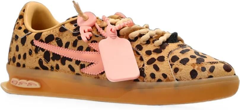 Off-White End Of Play sneakers met luipaardprint Bruin - Foto 3