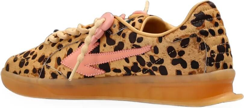 Off-White End Of Play sneakers met luipaardprint Bruin - Foto 4