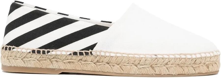 Off-White Espadrilles met print Wit