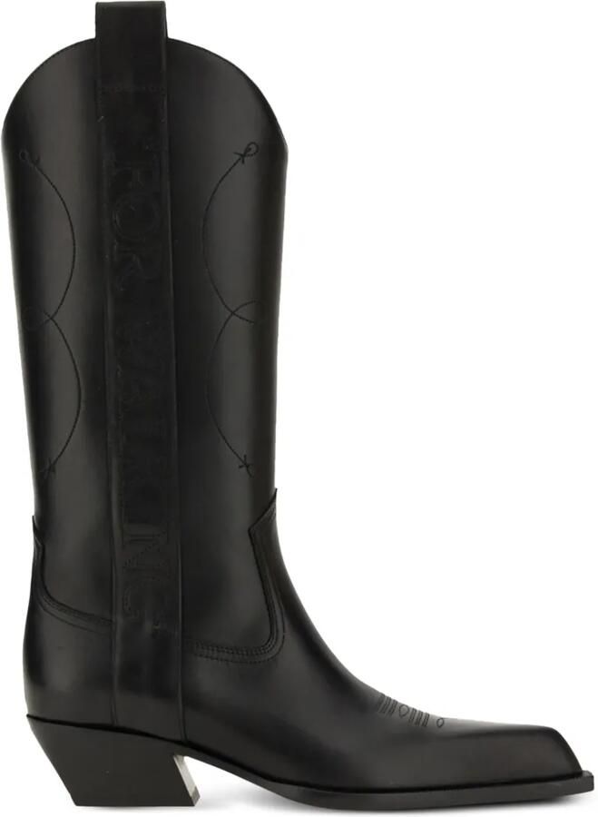 Off-White For Walking laarzen met Western-stijl Zwart