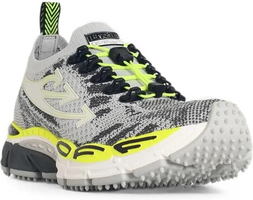 Off-White Gebreide sneakers met Arrows-patroon Grijs - Foto 3