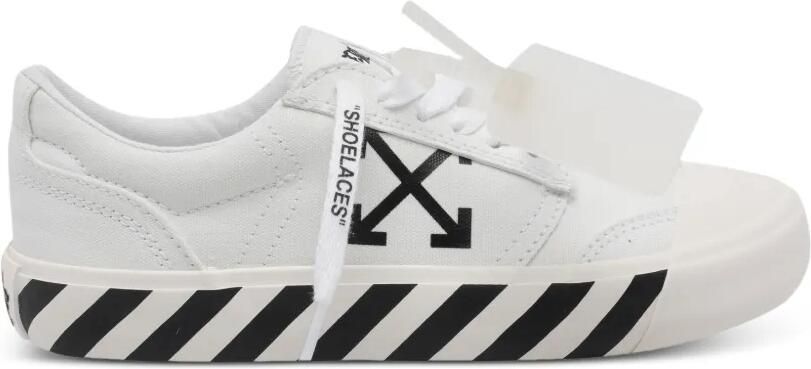 Off-White Gevulcaniseerde sneakers met logoprint Wit