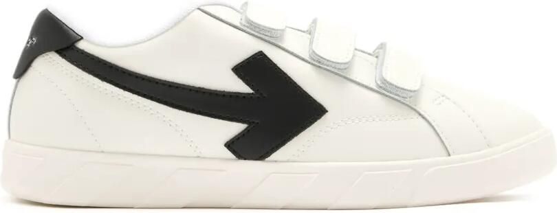 Off-White Kids Arrow sneakers met klittenband Wit
