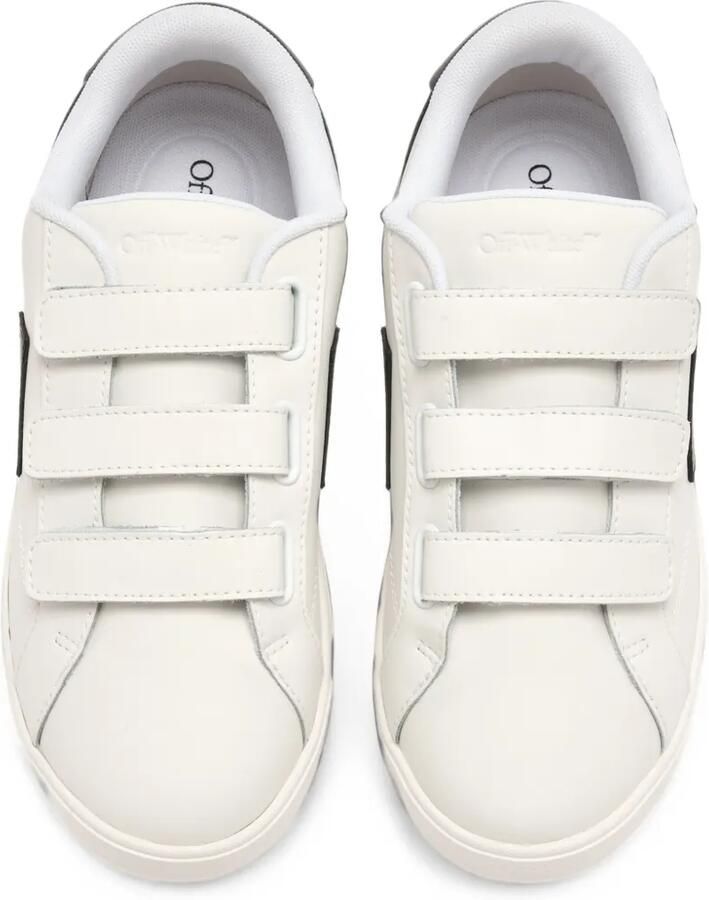 Off-White Kids Arrow sneakers met klittenband Wit - Foto 2