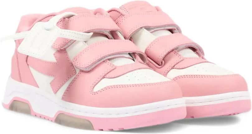 Off-White Kids Arrows touch-strap sneakers Roze
