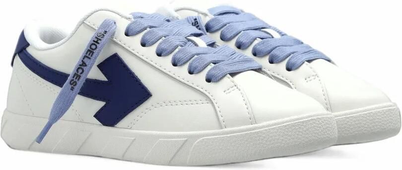 Off-White Kids End Of Play leather sneakers Wit