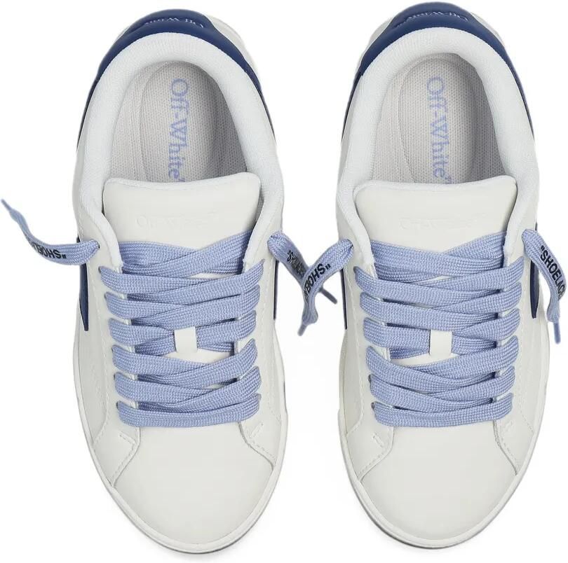 Off-White Kids End Of Play leather sneakers Wit - Foto 2