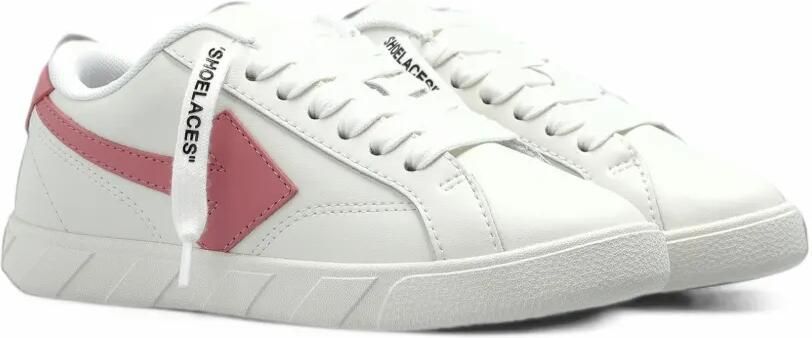 Off-White Kids End Of Play leather sneakers Wit