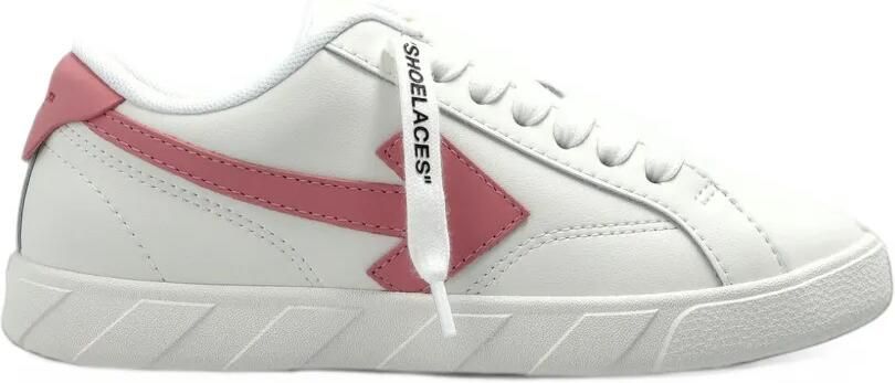 Off-White Kids End Of Play leather sneakers Wit - Foto 3