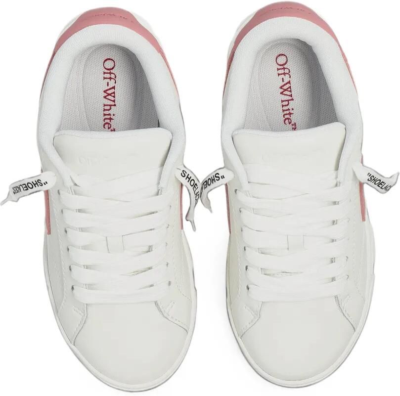 Off-White Kids End Of Play leather sneakers Wit - Foto 2